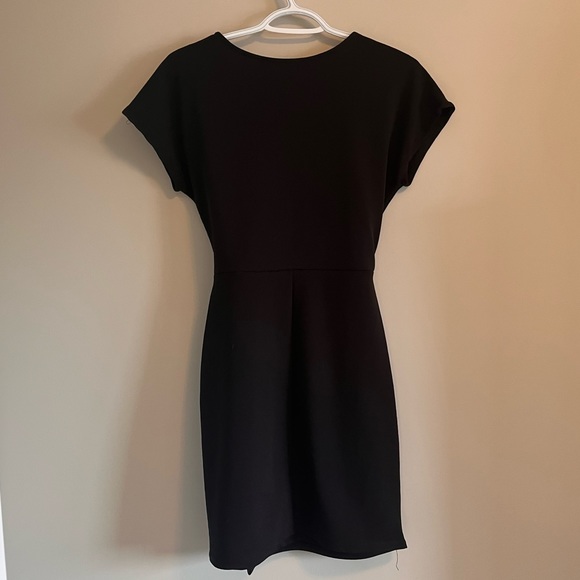 Black Wrap Dress - Picture 6 of 9